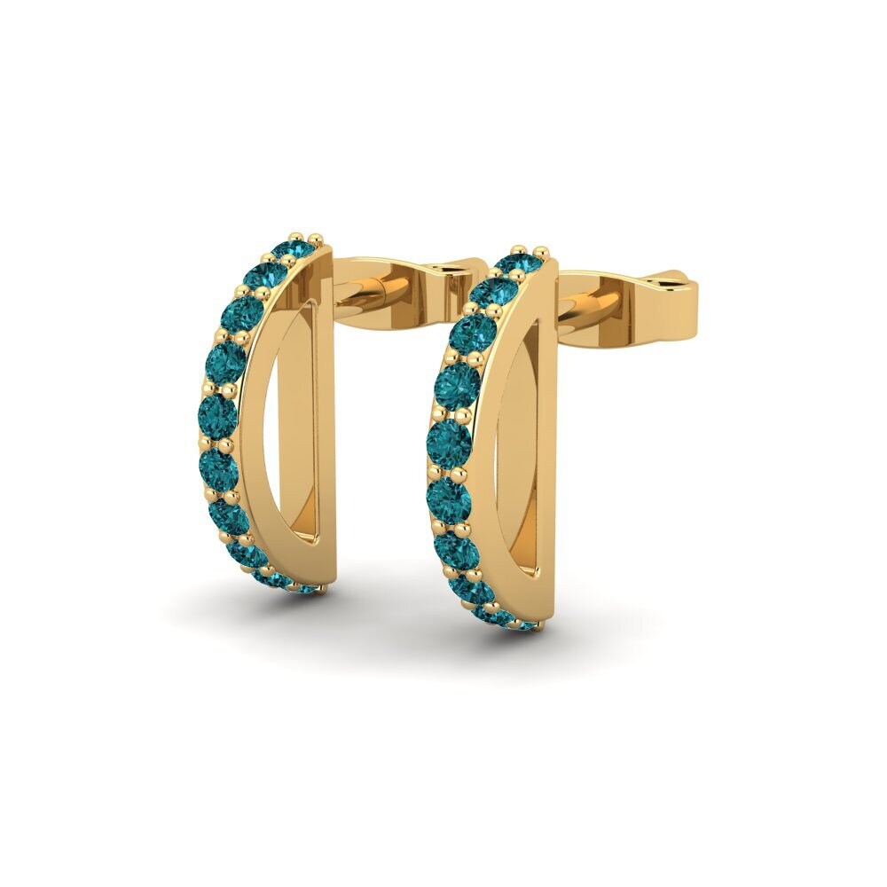 Blue Diamond Women's Earring Ashish