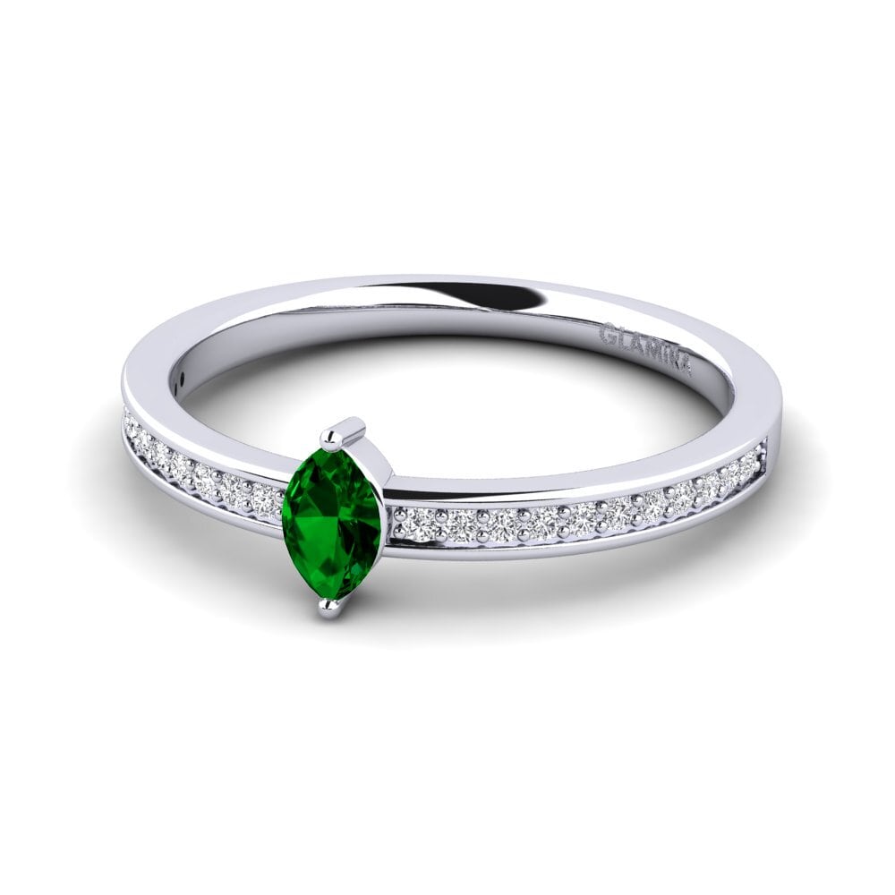 Zircone Verde Anello da donna Ashwin