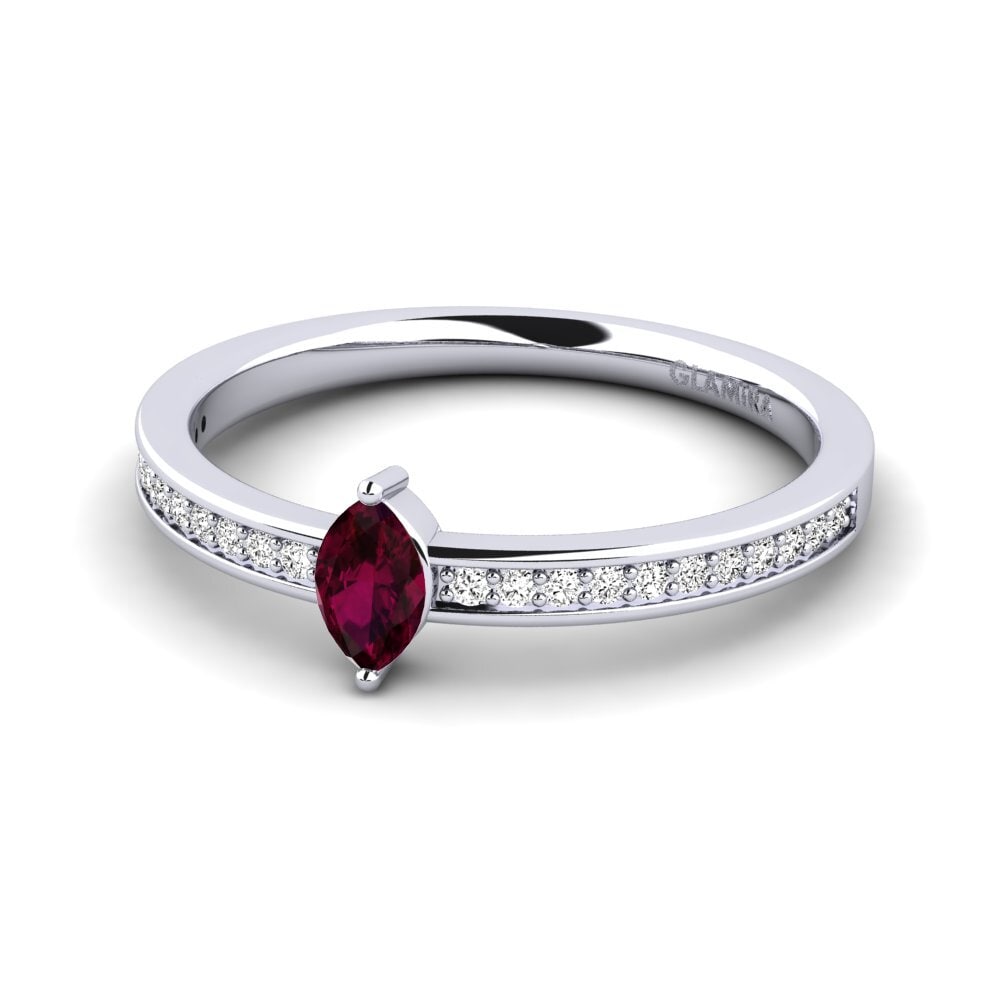 Rhodolite Garnet Women's Ring Ashwin