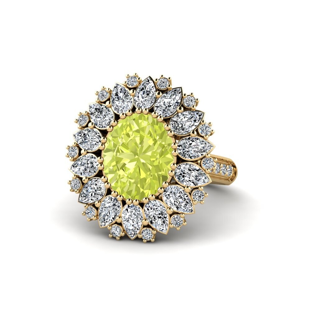 Lemon Quartz Ring Asion