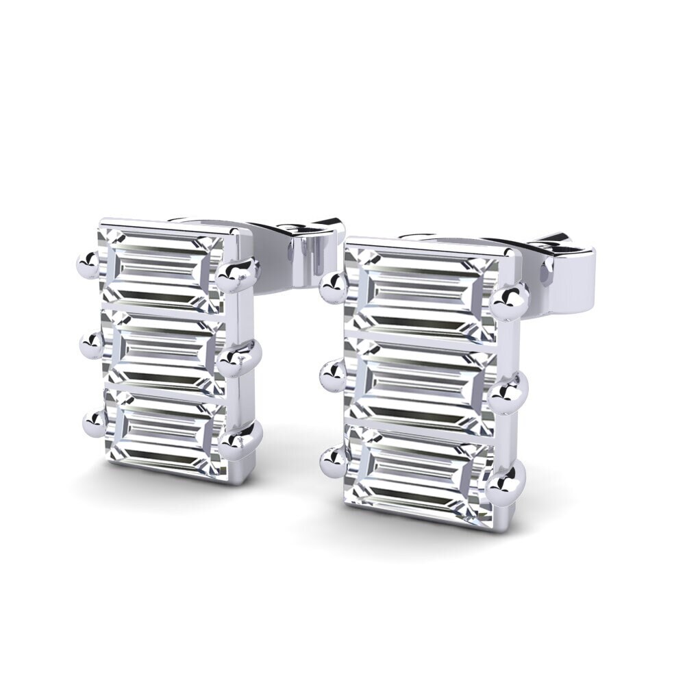 Baguette Lab Grown Diamond Women's Earring Asley