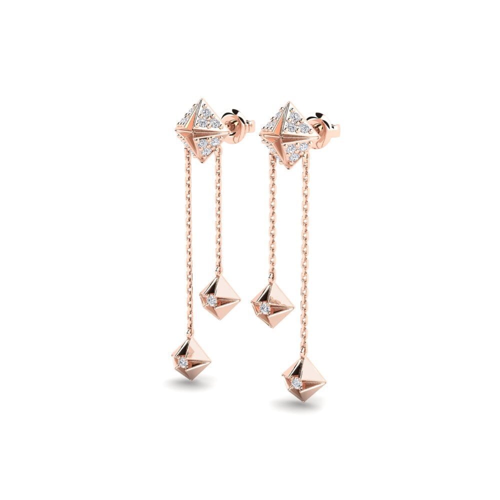 14k Rose Gold Women's Earring Aspektter