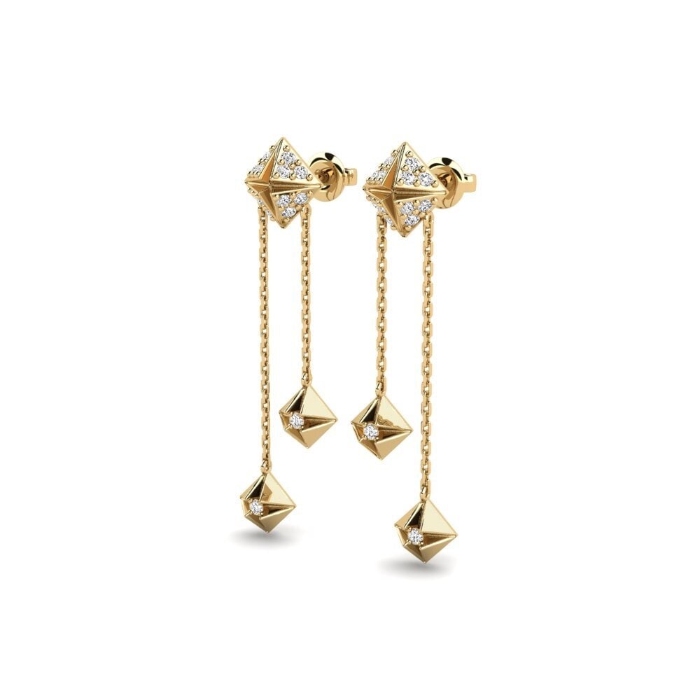 Moissanite Brincos Feminino Aspektter