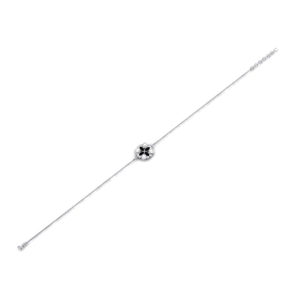 Marquesa Zafiro negro Pulsera de Mujer Aspronisi