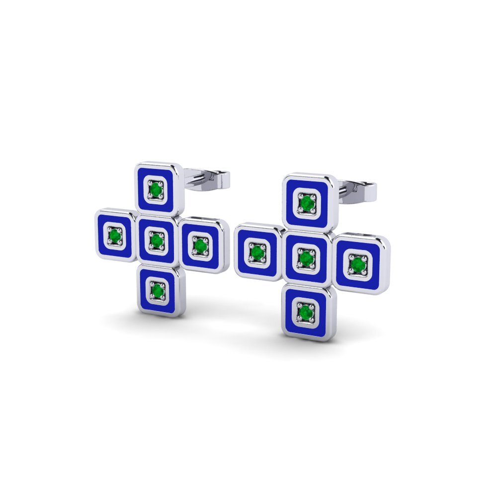 Smeraldo Orecchino da donna Assero