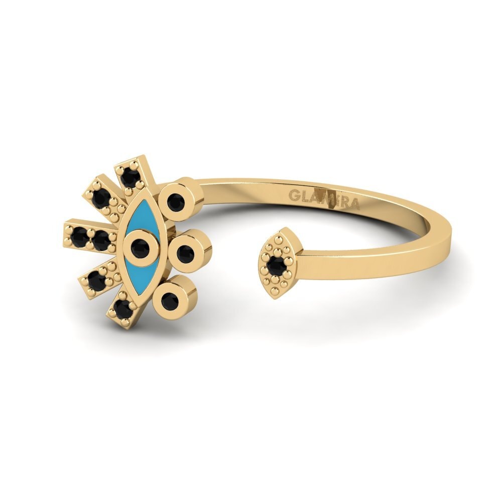 Schwarzer Diamant Ring Assos