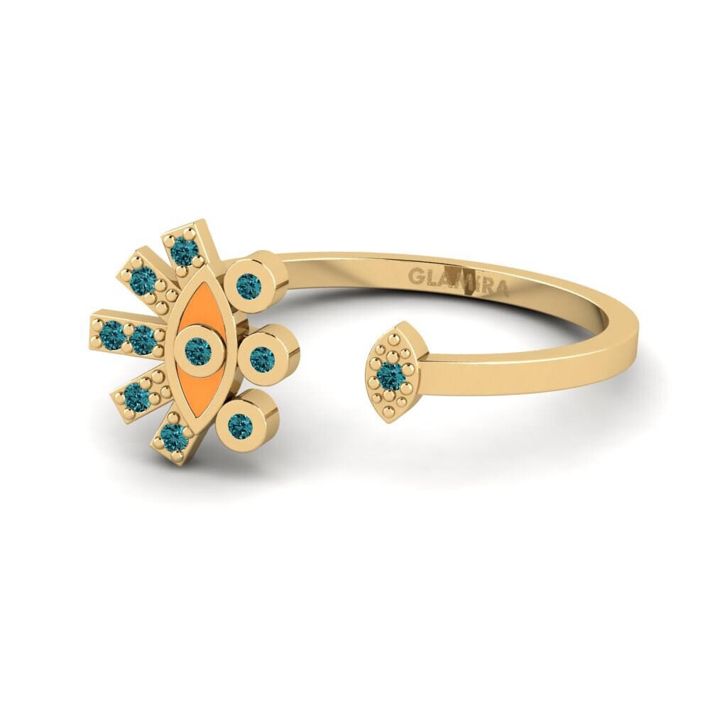 Blauer Diamant Ring Assos