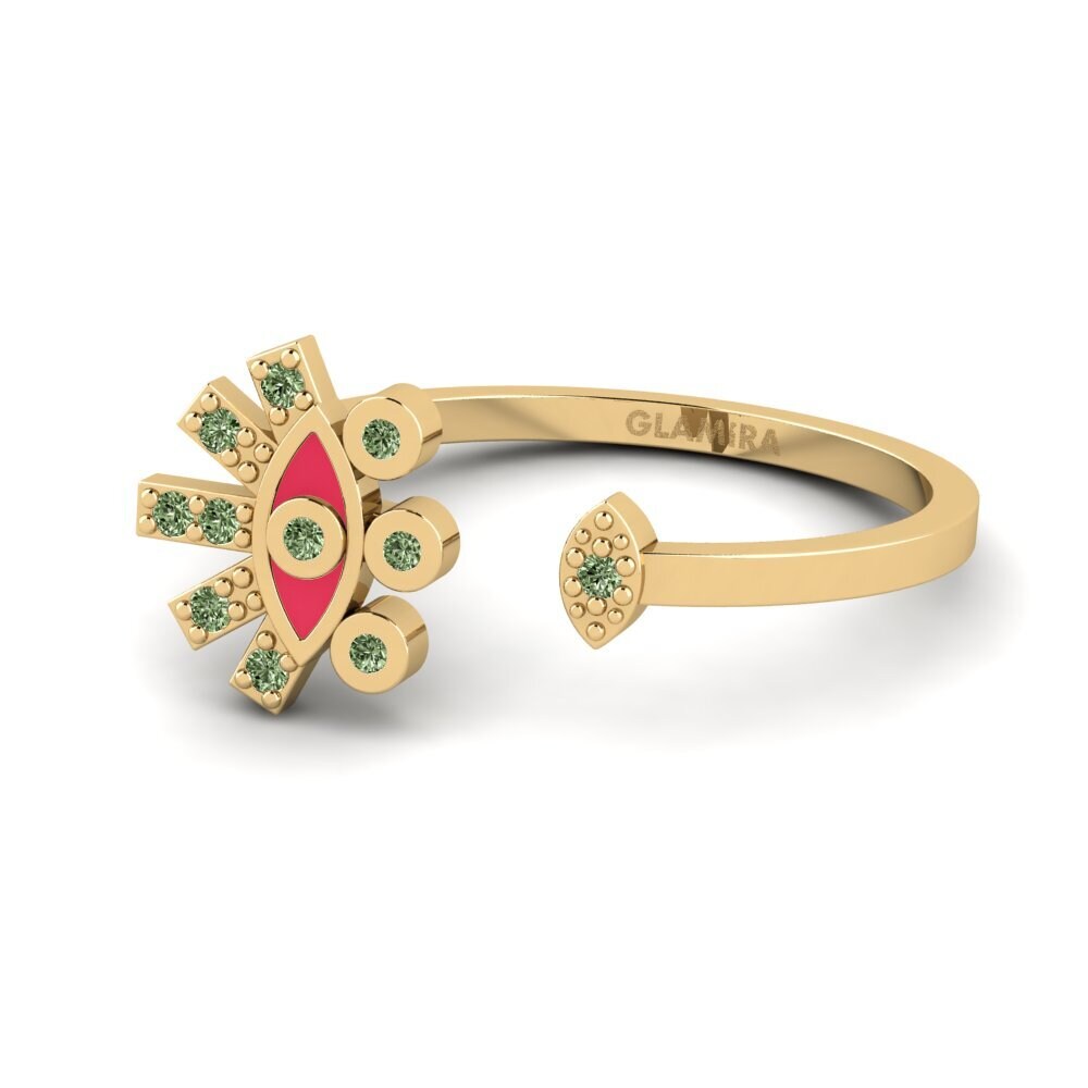Grüner Diamant Ring Assos