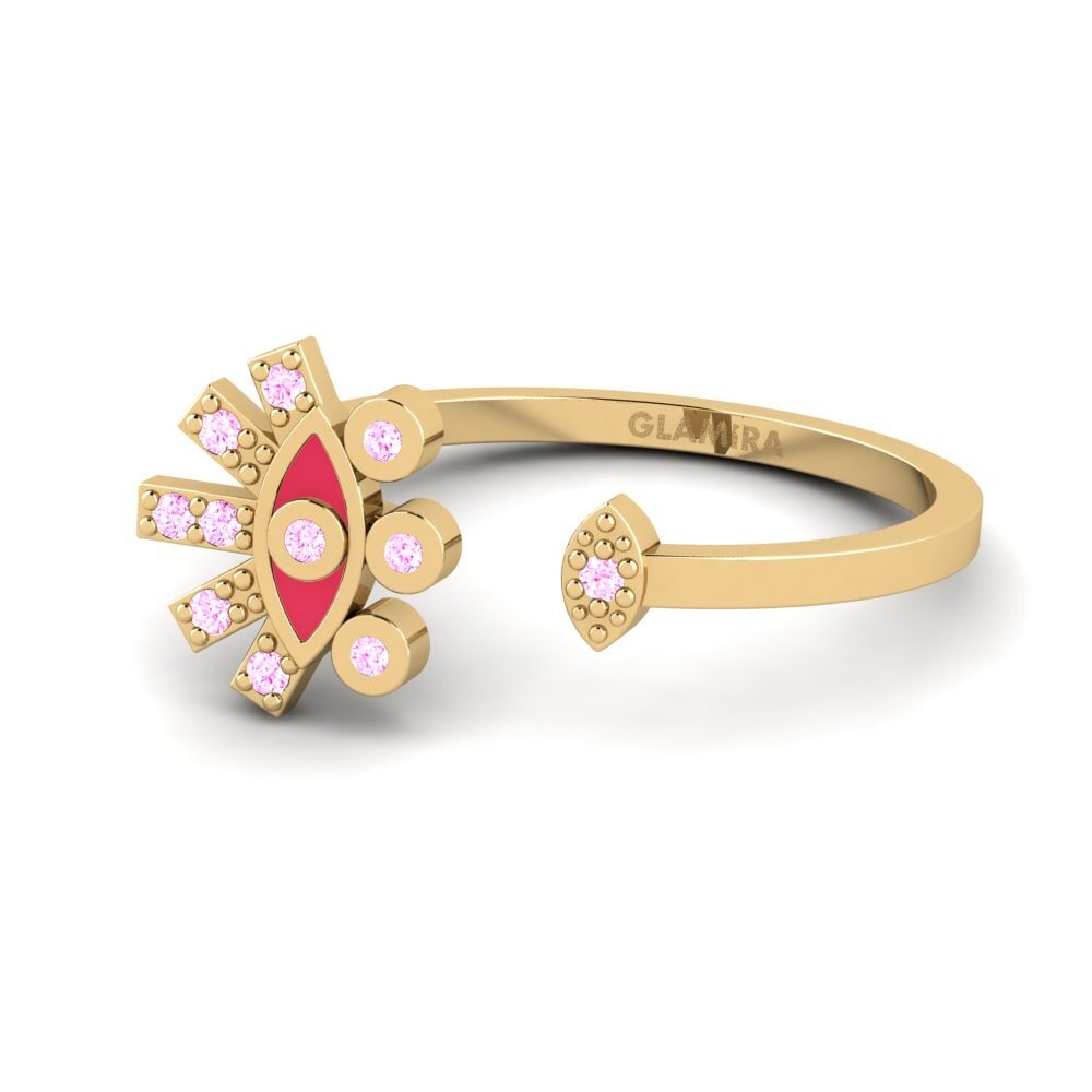 Rosa Saphir Ring Assos