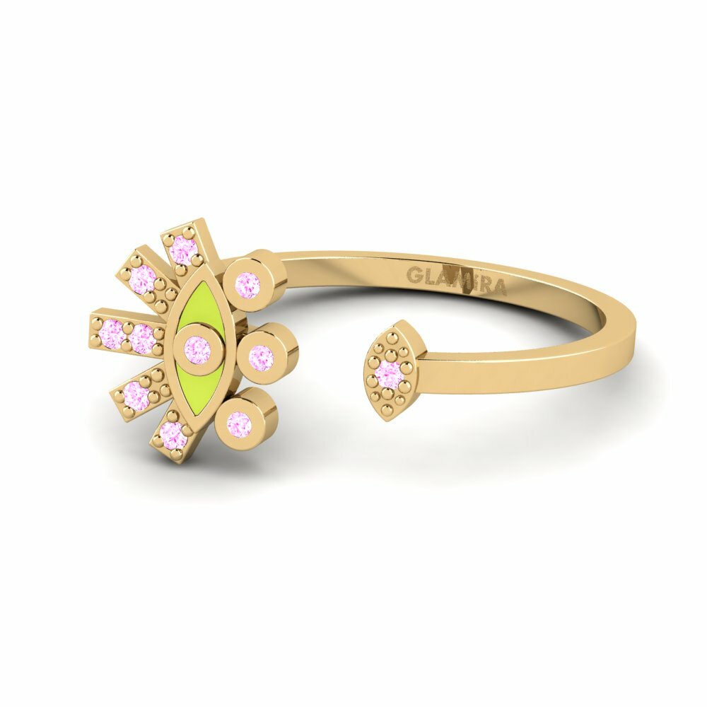 Saphir Rose Bague Assos