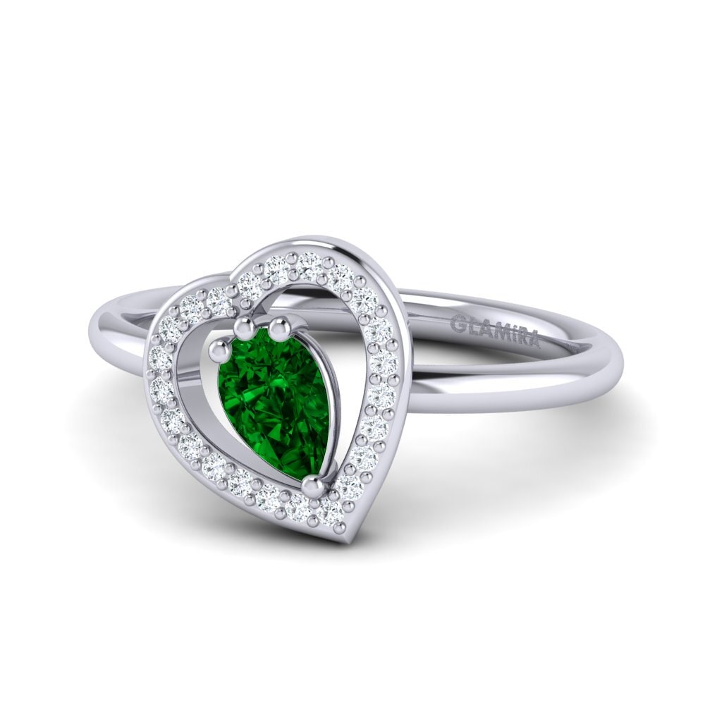 Zircone Verde Anello Astrid