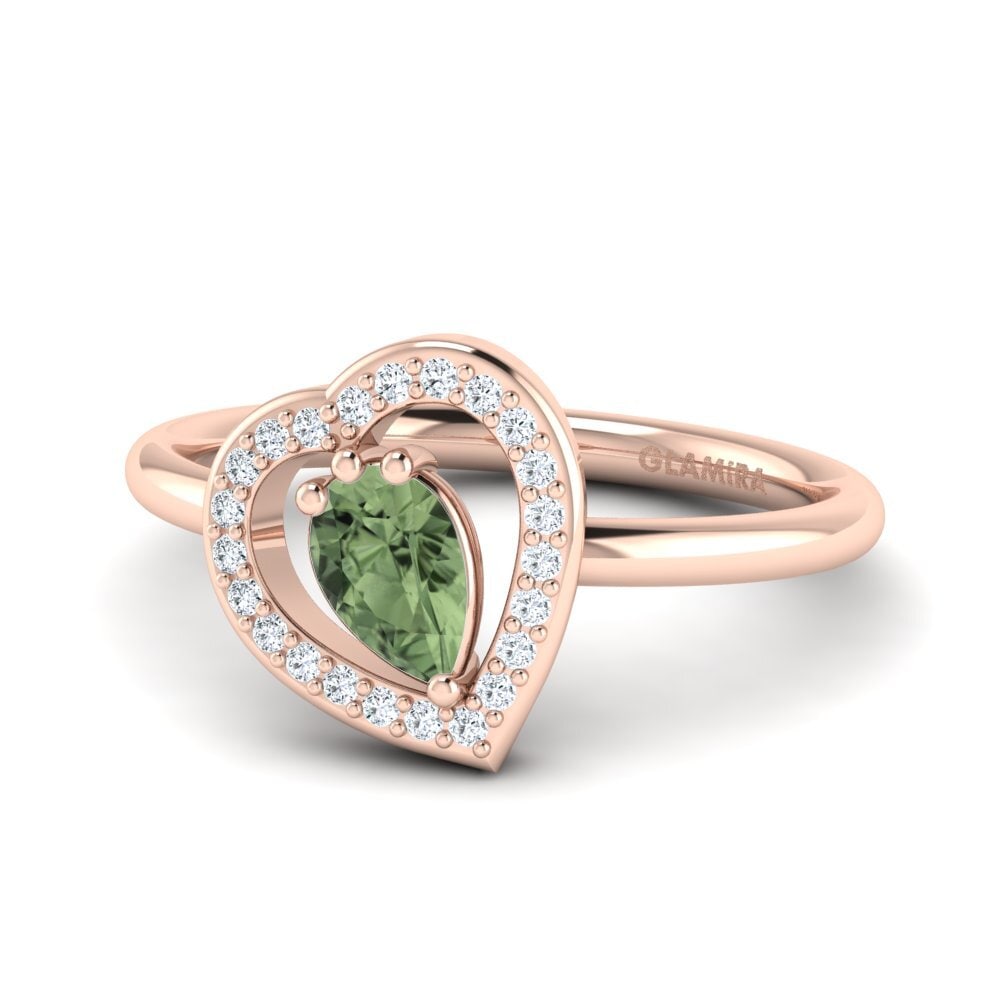 Green Sapphire Ring Astrid