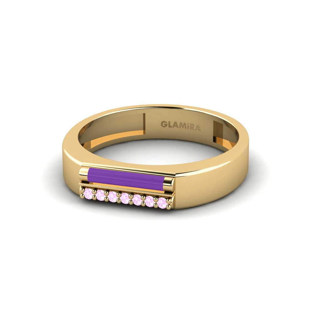 Saphir Rose Bague Astypalaia