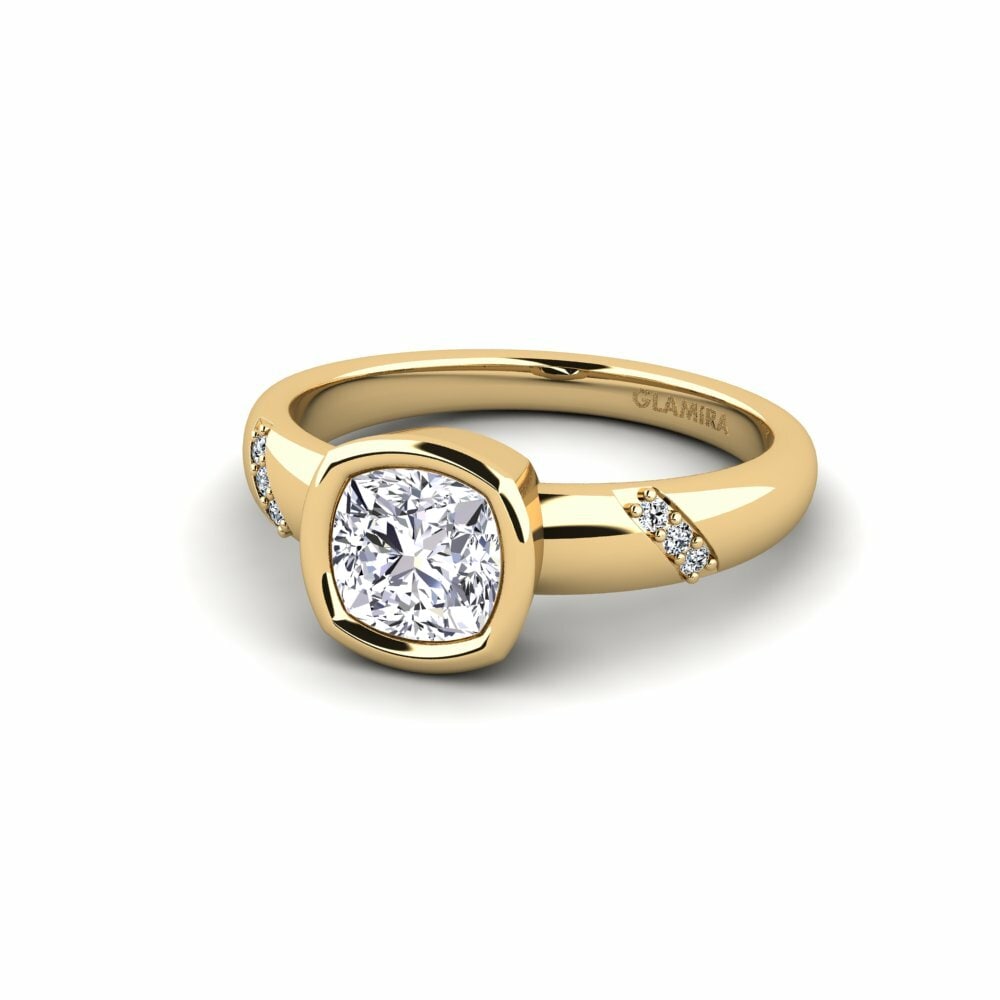 Lab Grown Diamond Engagement Ring Asunan - Cushion