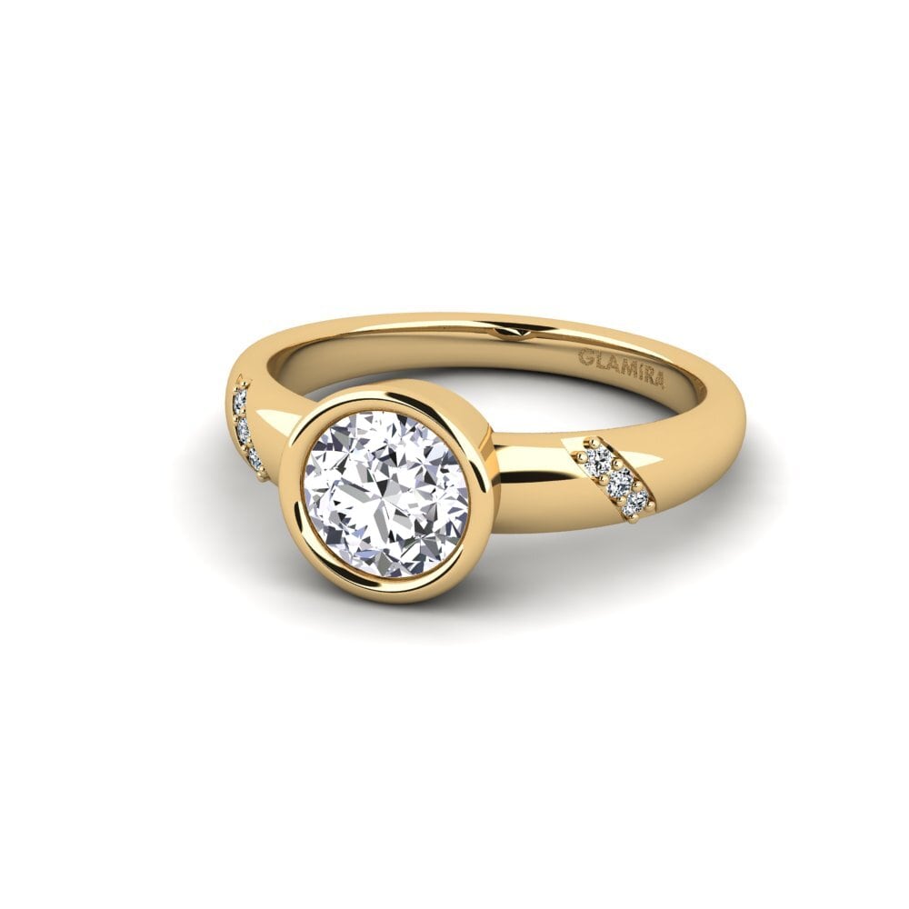 Lab Grown Diamond Engagement Ring Asunan - Round