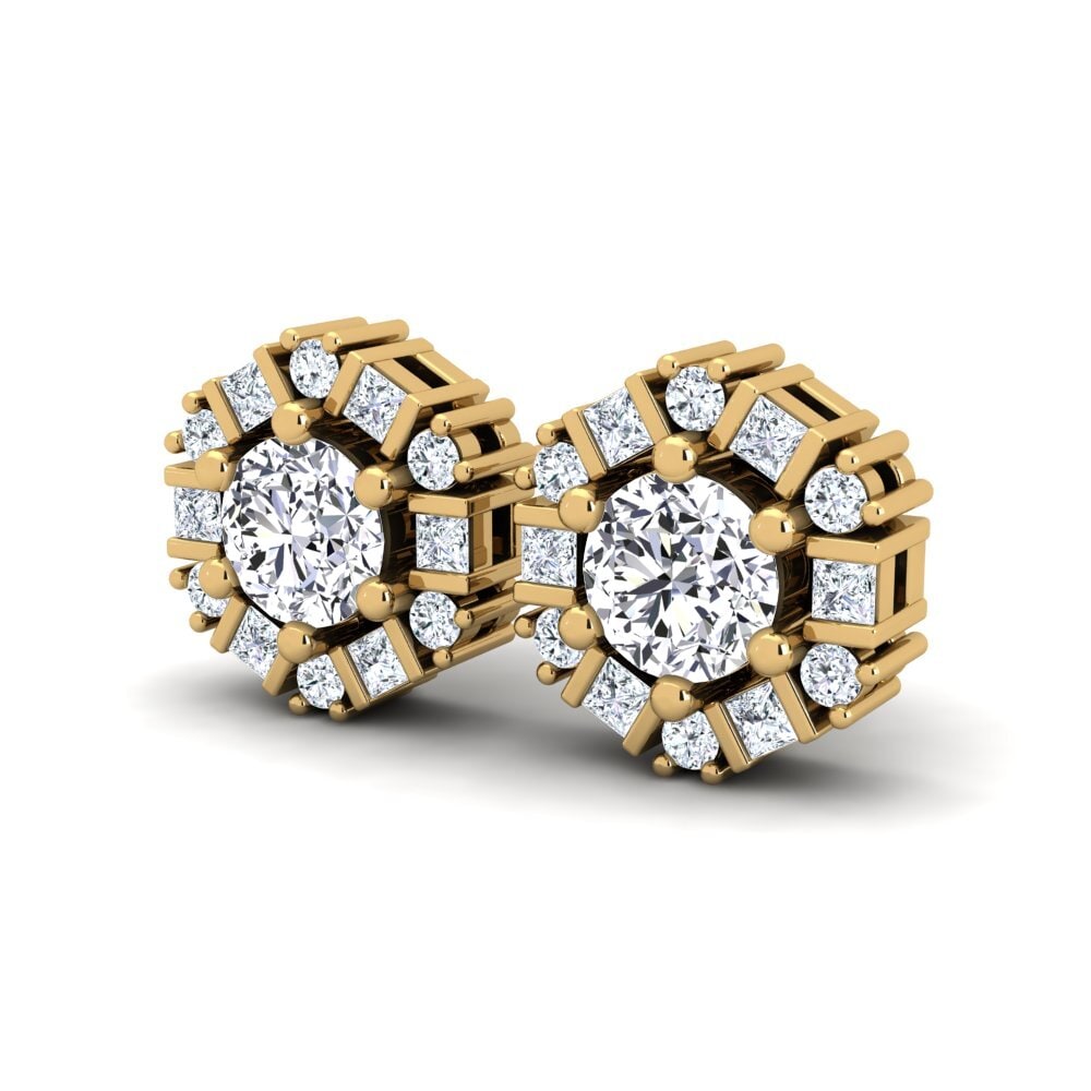 14ct Yellow Gold Women's Earring Athilda