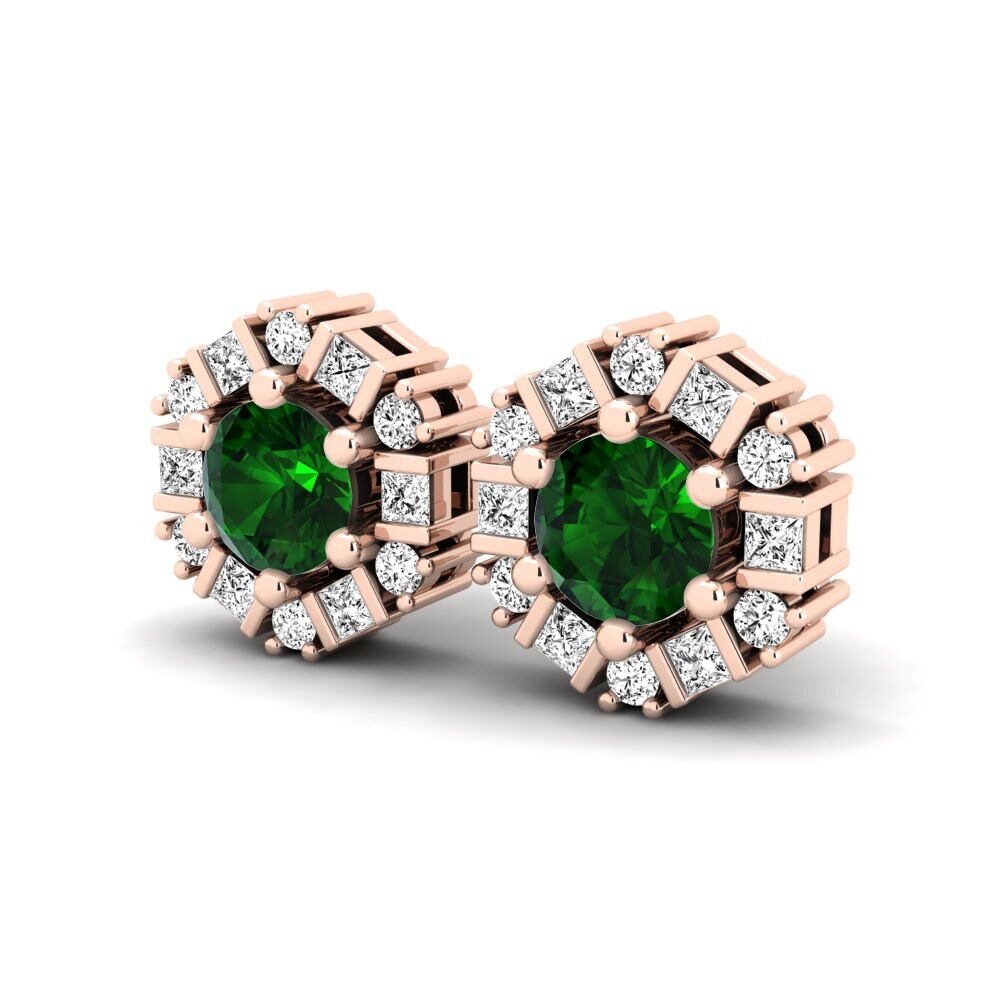 Turmalina verde Pendiente de mujer Athilda