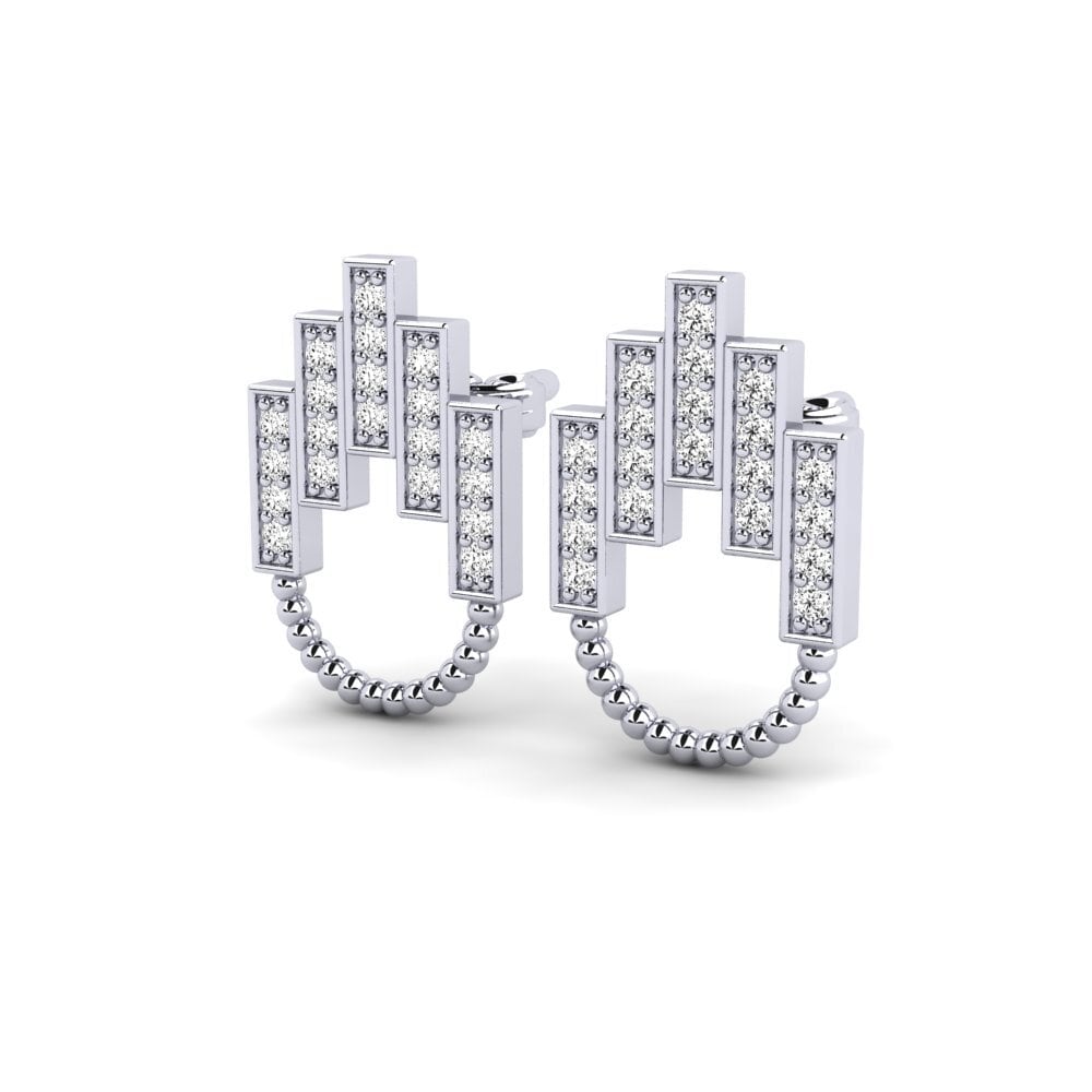 Đá Moissanite Bông tai nữ Athirt