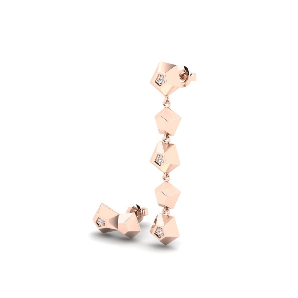 14k Rose Gold Women's Earring Atmospher