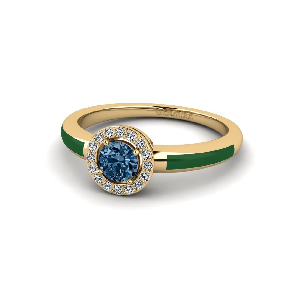 Blauer Diamant Ring Atolst
