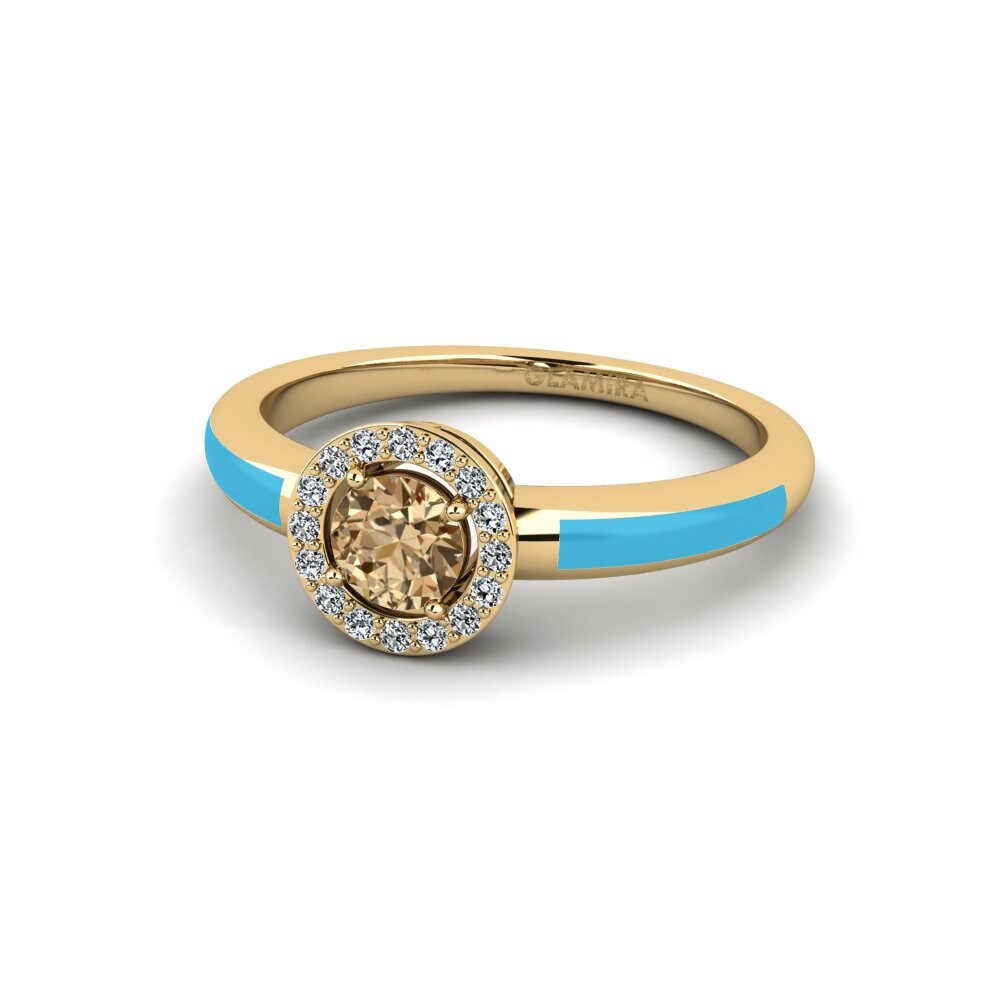 Brauner Diamant Ring Atolst