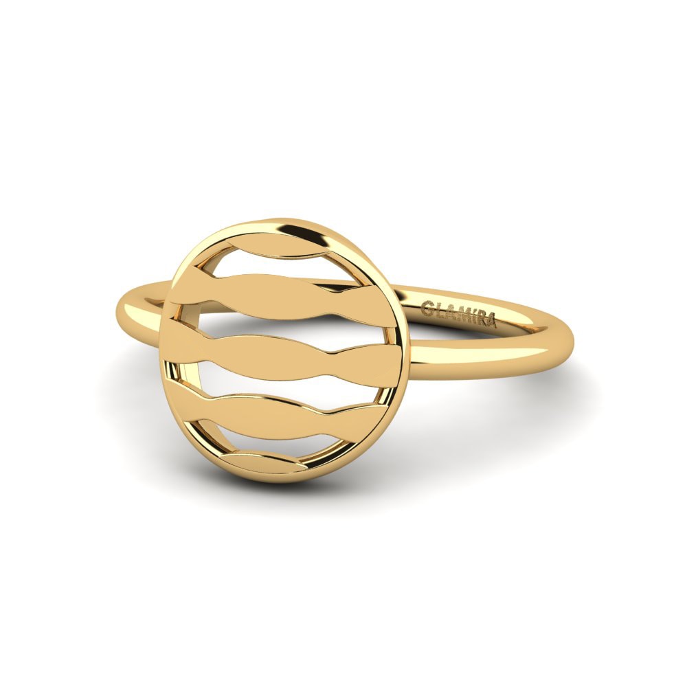 Design Ringen Koop GLAMIRA Ringen Atratirob in 18K Geel Goud | GLAMIRA.nl
