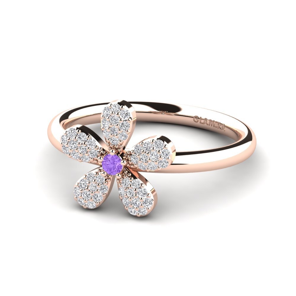 Amatista Anillo Attraversare