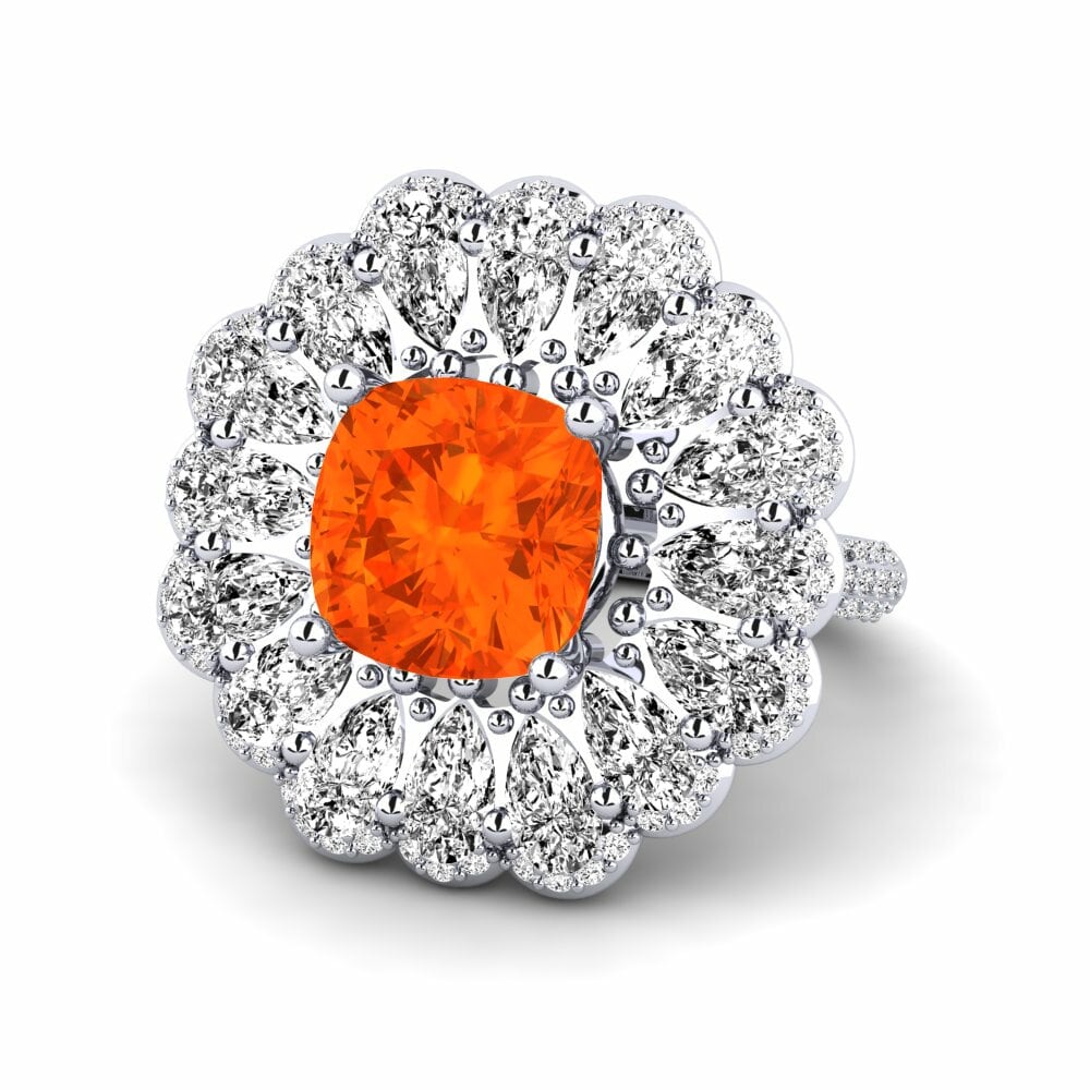 Fire-Opal Engagement Ring Auda