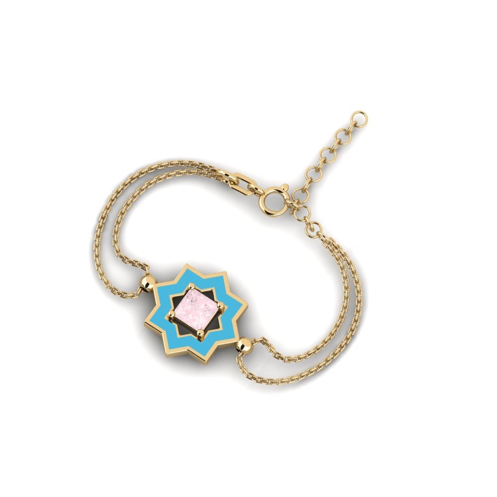 Chain Rose Quartz Bracelets