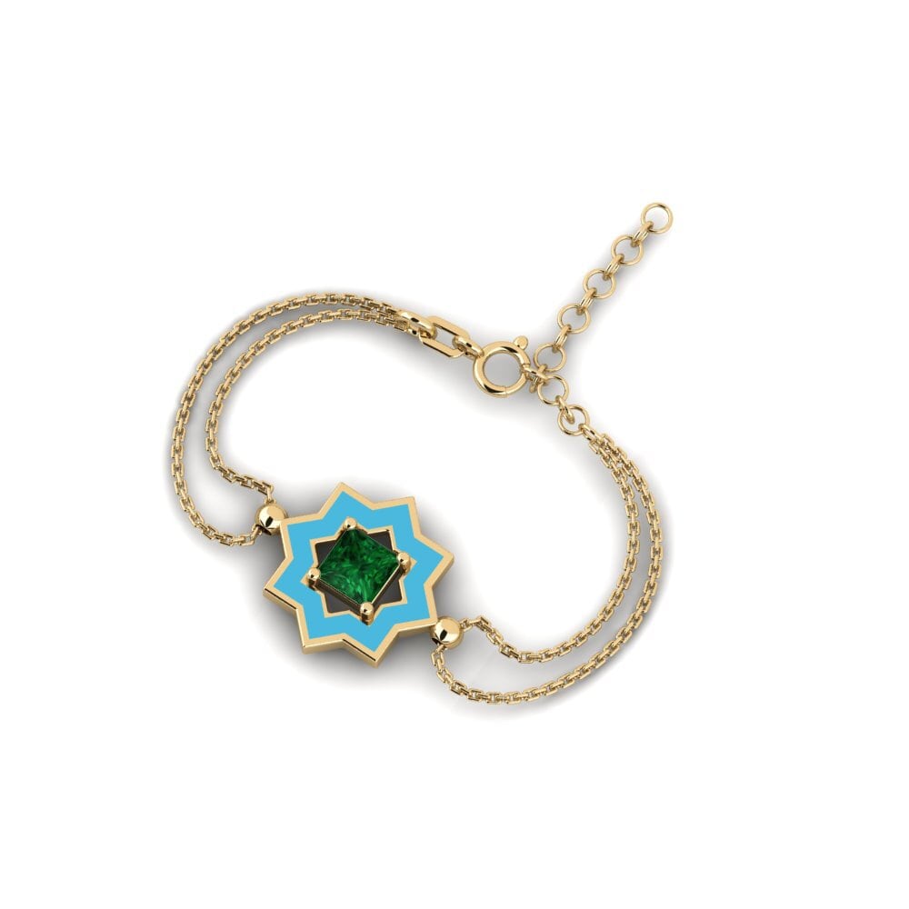 Chain Tsavorite Bracelets