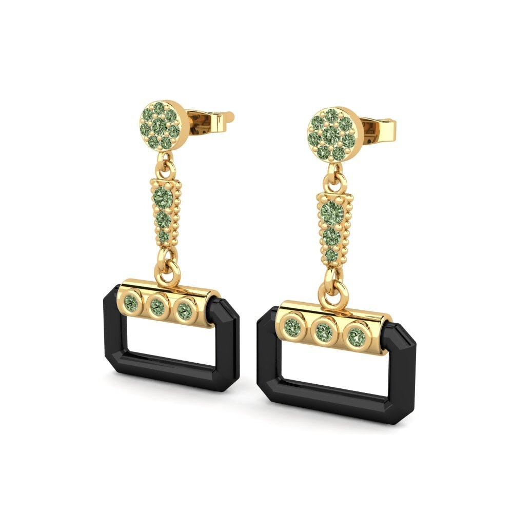 Diamante Verde Pendiente de mujer Aulrasia