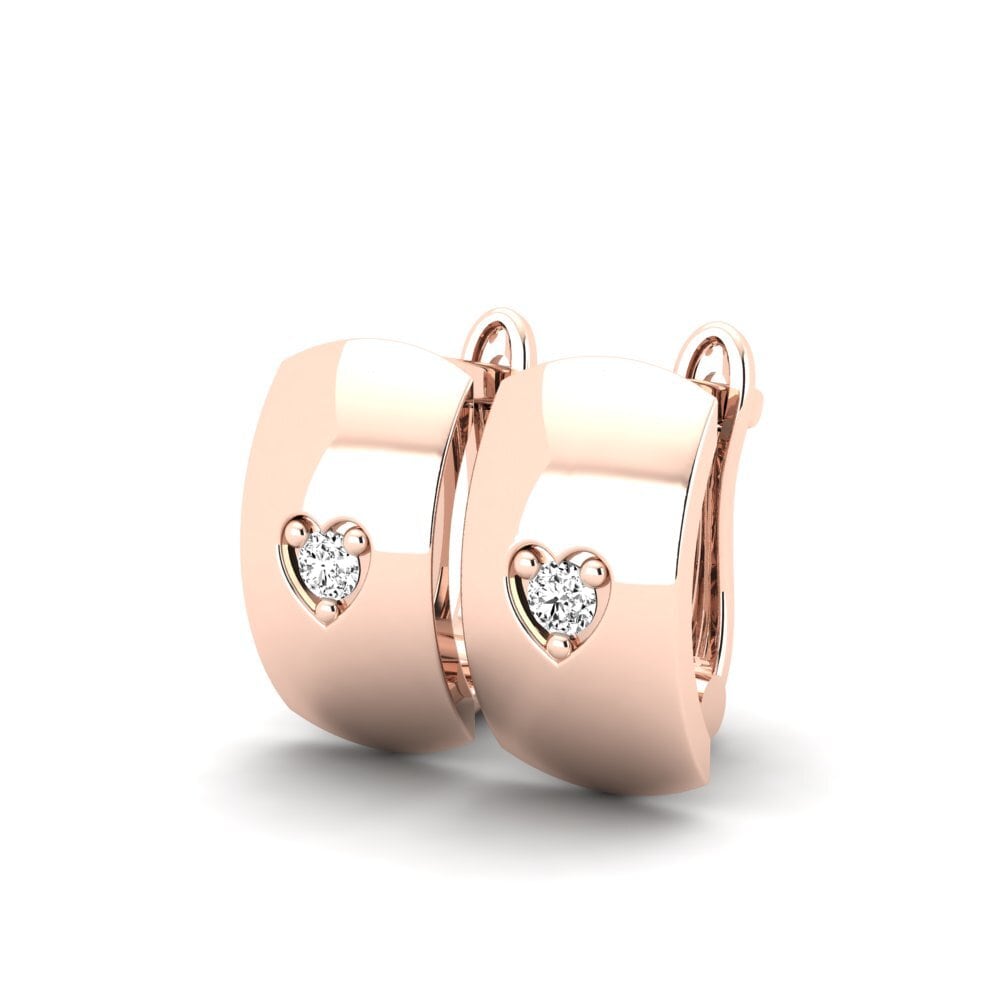 Đá Moissanite Bông tai nữ Aumera