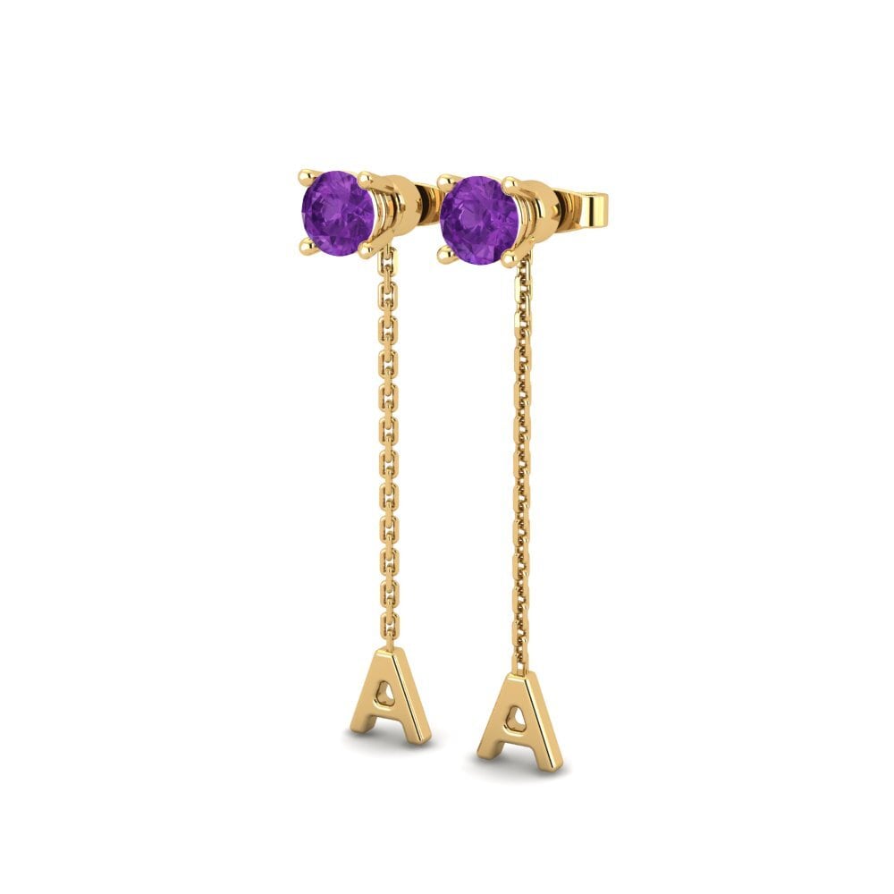 Amethyst Women's Earring Aundrea A