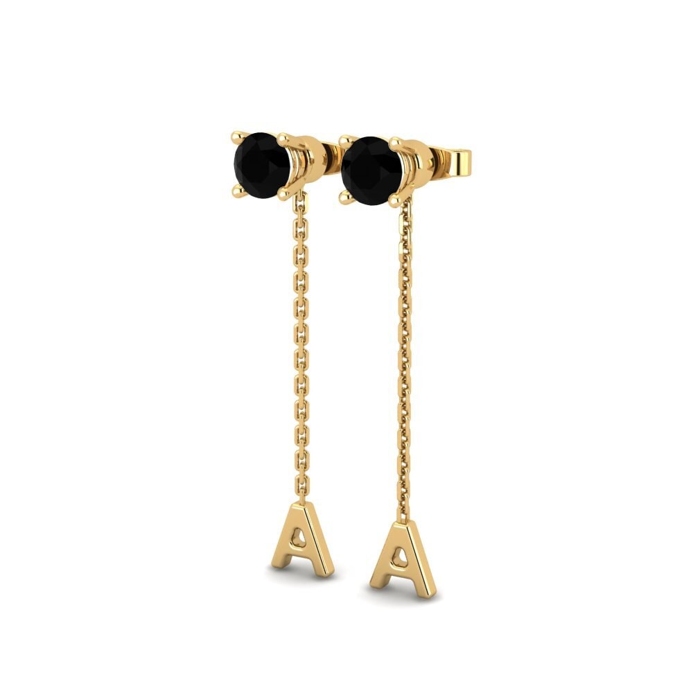 Black Sapphire Women's Earring Aundrea A