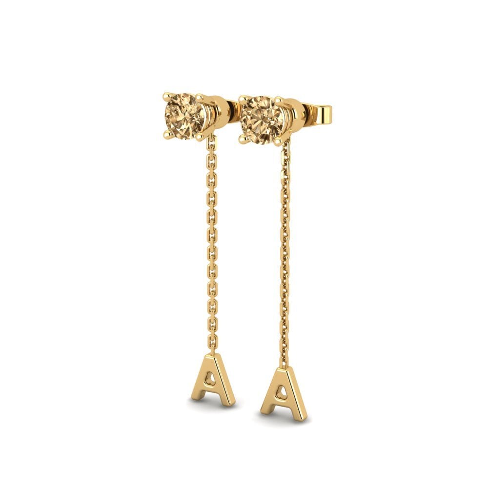 Brown Diamond Women's Earring Aundrea A