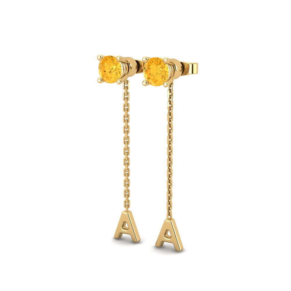 Citrine Women's Earring Aundrea A