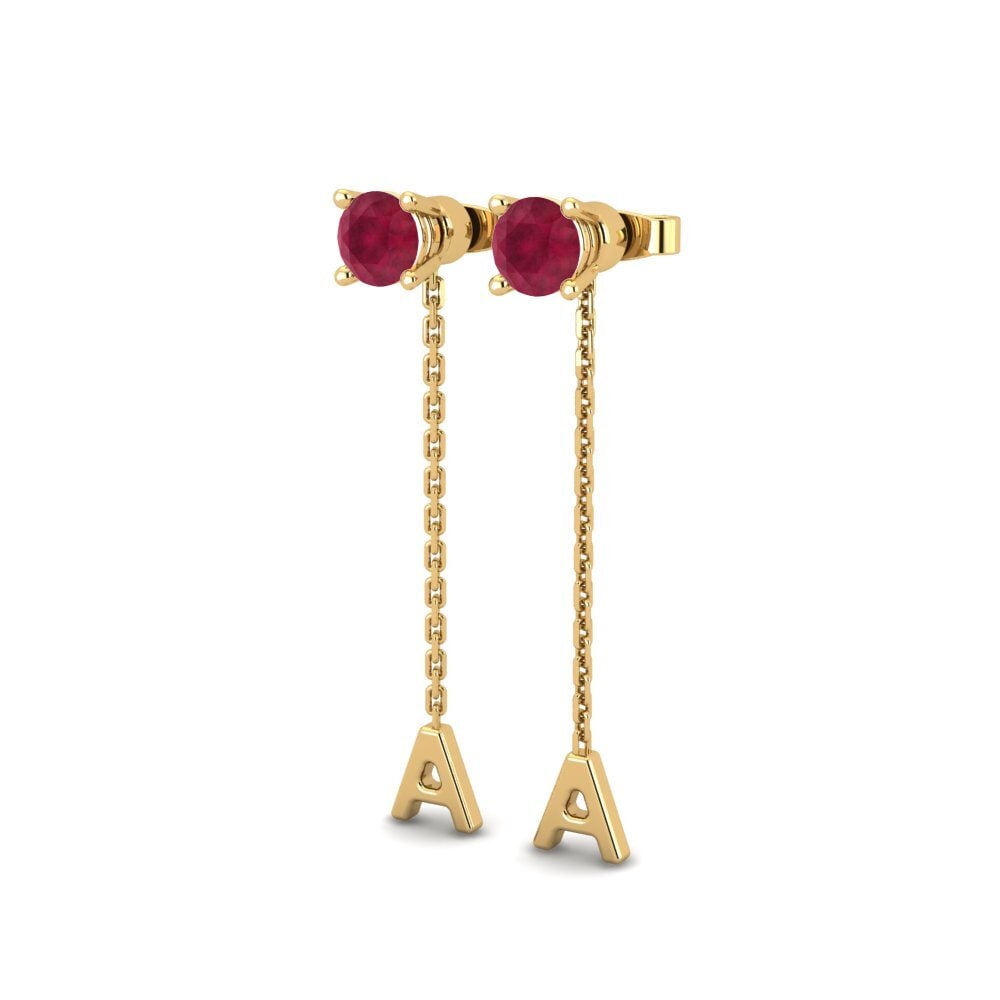 Ruby Women's Earring Aundrea A