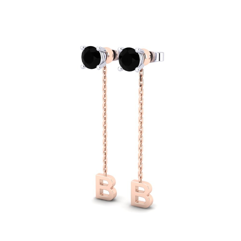 Black Sapphire Women's Earring Aundrea B
