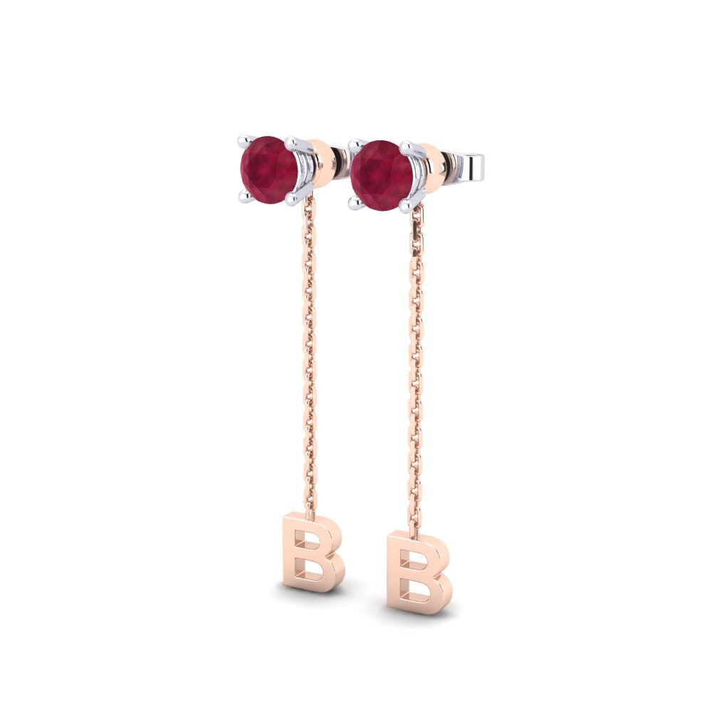 Ruby Women's Earring Aundrea B