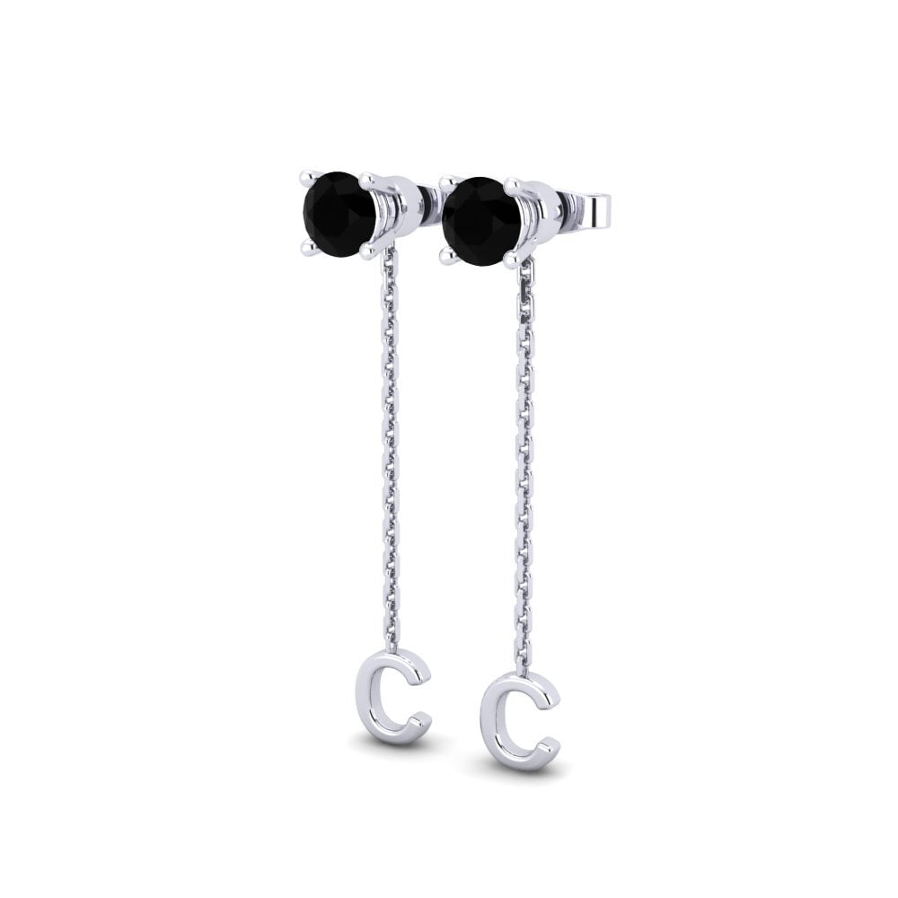 Black Sapphire Women's Earring Aundrea C