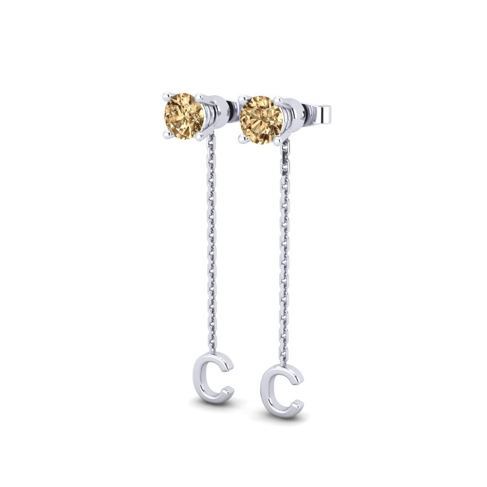 Brown Diamond Women's Earring Aundrea C