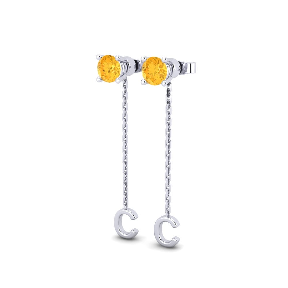 Citrine Women's Earring Aundrea C