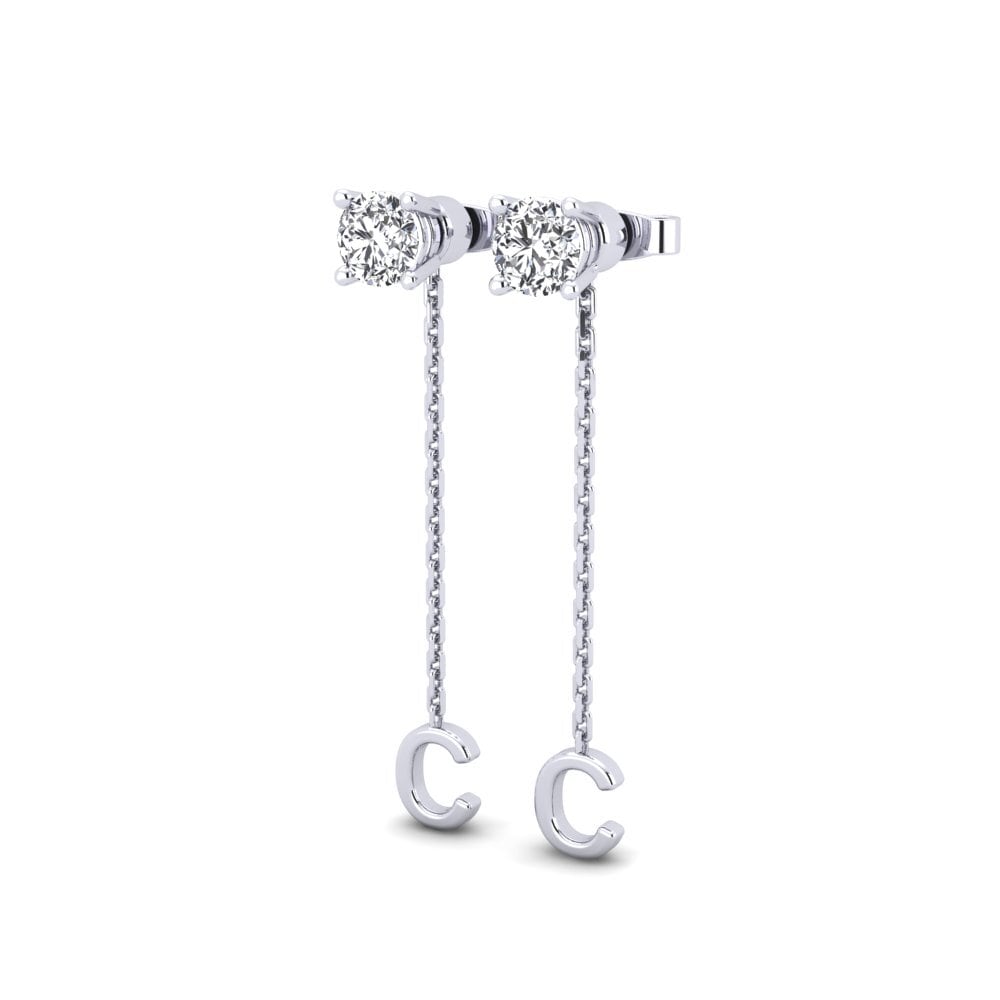 Diamante Pendiente de mujer Aundrea C