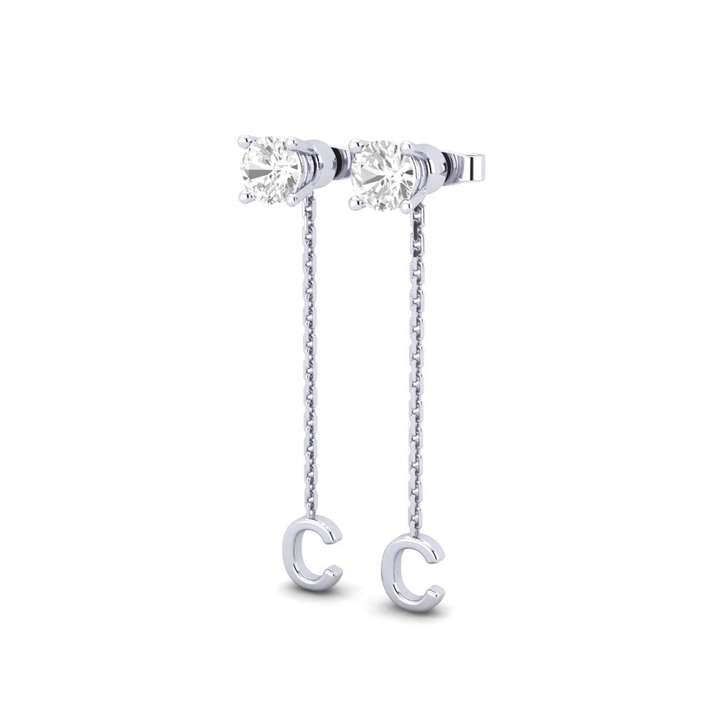 White sapphire Women's Earring Aundrea C