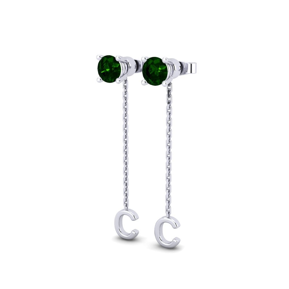 Green Tourmaline Women's Earring Aundrea C