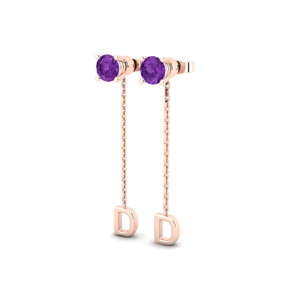 Amethyst Women's Earring Aundrea D