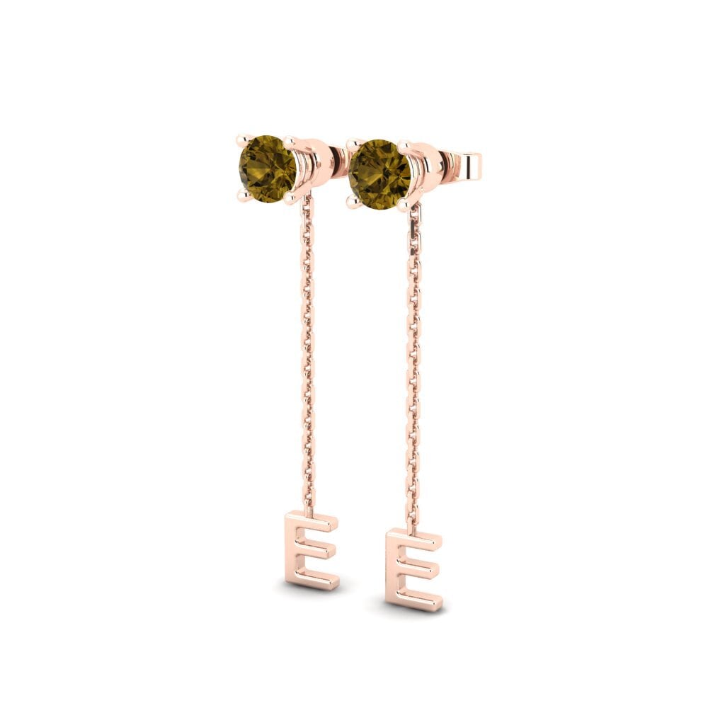 Brown Zircon Women's Earring Aundrea E