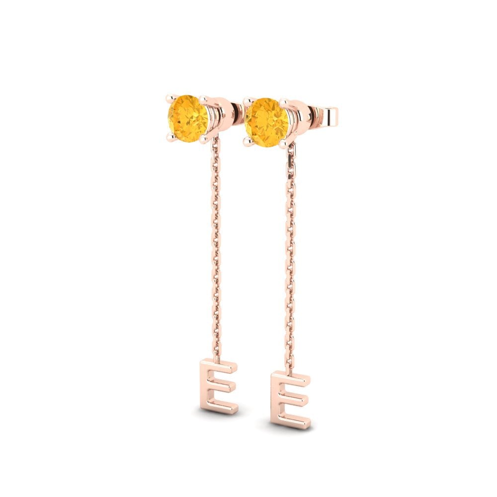 Citrine Women's Earring Aundrea E