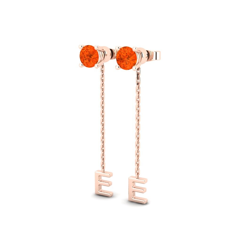 Fire Opal Women's Earring Aundrea E