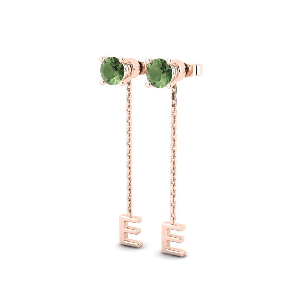 Green Sapphire Women's Earring Aundrea E